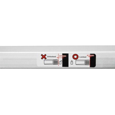 Lessonet-ladder Telescopic tundra, folding, aluminum, 1.6 x 1.6 m-7