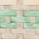 Wicker basket, d25 x 18 x 11/19 cm, green, bamboo