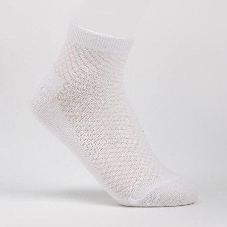Women's socks, white color, size 23-25