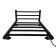 The electric heated towel "Sanprise" Aurora P6, 400x600 mm, right, black