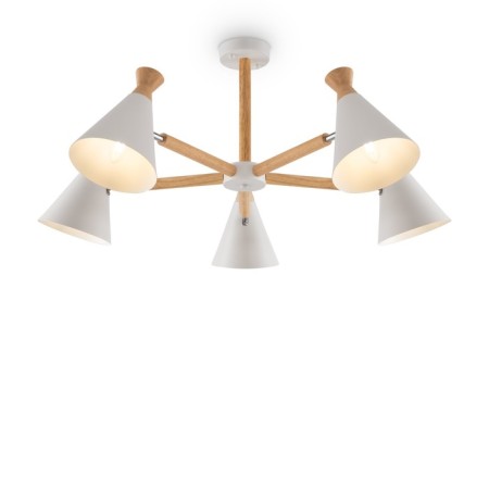 Freya Fr5169PL-05W Rise, 76x37 mm, E14, 5x40W, white color, white