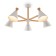Freya Fr5169PL-05W Rise, 76x37 mm, E14, 5x40W, white color, white
