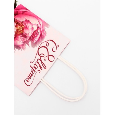 Package gift craft "From March 8!" 15 x 8 x 21 cm-2