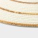 Serving napkin set 4 pcs of a share, d = 38 cm, white with gold