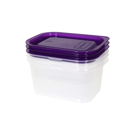 A set of plastic containers with an overwhelm Oursson, sweet plum-6