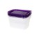 A set of plastic containers with an overwhelm Oursson, sweet plum