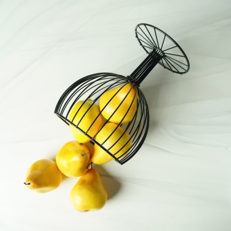 Basket for trifles "Aesthetics", 18 × 18 × 23 cm, black color-14