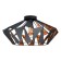 CARLTON 1x60W Ceiling Lumina