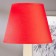 Table lamp 62104 1he27 15W red d = 22 cm, h = 34.5 cm Risalux
