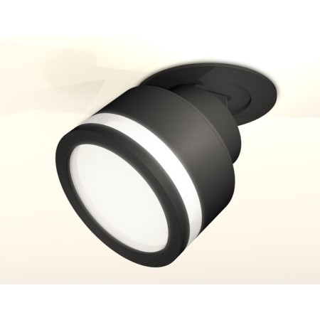 A set of built -in rotary lamp with acrylic Ambrella Light, Techno, XM8102522, Black Black Sand Color-1
