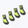 The boots are tall for large dogs, set 4 pcs, size L (sole 10x7 cm), black-salam