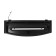 Aquarium "TV" with a lid, 100 liters, 80 x 27 x 50/55 cm, black