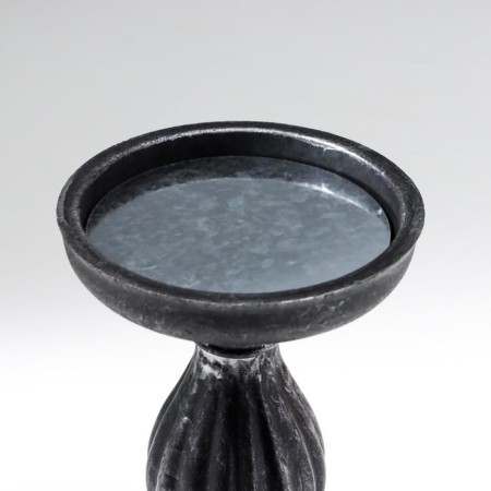 Summary of the tree for 1 candle "Ferdinand" black with silver patina 17x10.5x10.5 cm-1