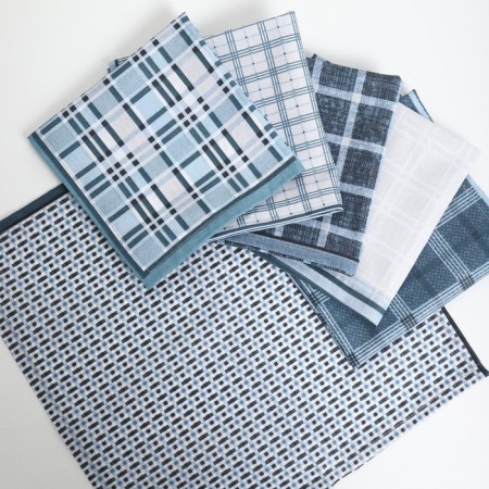 Male Men 28x28 cm, 6pcs, rice 21222-3, mix, chintz 100g/m, HL100%-4