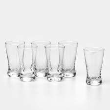 Set of glass piles for wine, 50 ml