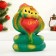 Pigger "Snakes with Heart" Green, 24cm