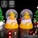 Souvenir Polystone Water Ball Light "Little Diplon" Mix D = 4.5 cm 7x4.8x4.8 cm