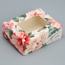 Confectionery packaging, a box with “Flower” lamination, 10 x 8 x 3.5 cm