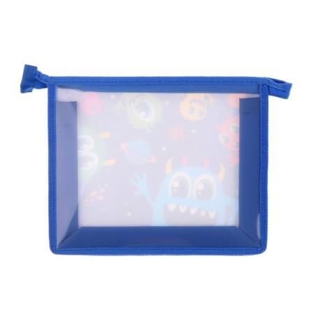 Folder for notebooks A5, 190 x 230 x 50 mm, lightning from above, plastic, calligrata "monsters"-2