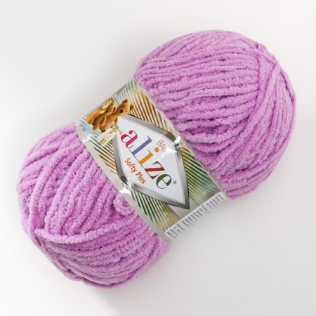 Yarn "Softy Plus" 100% micropoliester 120m/100g (47 crimson)-1