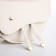 Bag Women's saddle on the shoulder, lightning department, 21x16.5x6.5 cm, white color