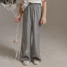 Брюки нарядные для девочки KAFTAN размер 32 (110-116 см), серебряный