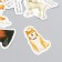 Stickers for creativity "Dog Life" set of 46 pcs 4.4x4.4x1.1 cm
