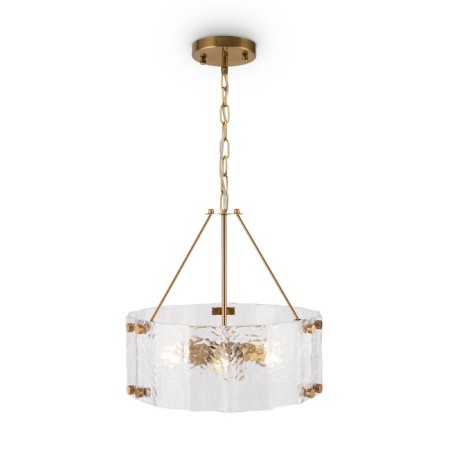 Suspended lamp 60W, 6XE14, 42x45x45 cm, brass