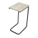 Bastee table, 400x300x640, bleached oak/Black muar