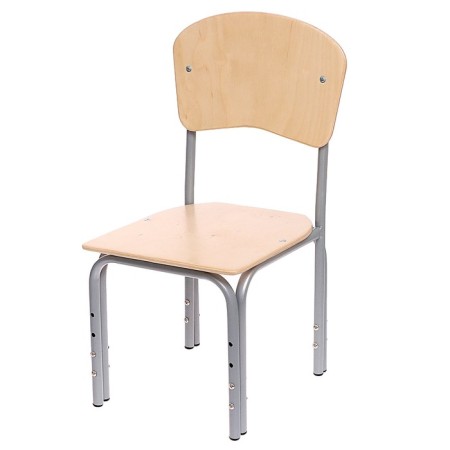 The stool is adjustable "kuzya", plywood (1-3), back-bell back