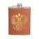 Flask for alcohol and water, 240 ml, "coat of arms", stainless steel, gift, army, 8 oz