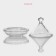 Glass capacity for honey and jam “Dome Dome”, 200 ml, 12.5 × 12 cm