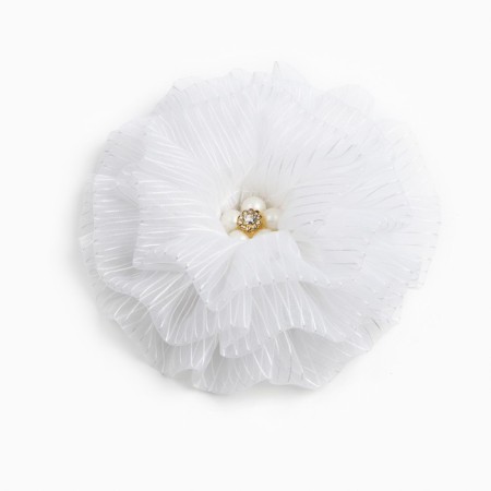 Outlet. Bant for hair on elastic band, white, 11 cm, Minnie Mouse-3