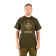 Logo Logo T-shirt, cotton, khaki, rr m