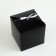 Black folding box, 14 x 14 x 14 cm
