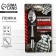 A teaspoon spoon with an “explosive character” engraving, on a gift card, 3 x 14 cm.