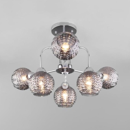 OTTAWA chandelier, 6x40W E27, color chrome-1