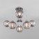 OTTAWA chandelier, 6x40W E27, color chrome