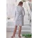Female set (shirt/robe) for pregnant women, the color is light gray, size 52