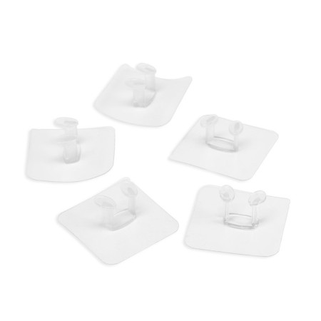 Holder with an adhesive surface of the tundra, 60x60 mm, for a fork, transparent-8