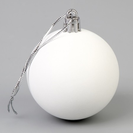 Set for decor of the Christmas ball with half -busin, red, mix-3