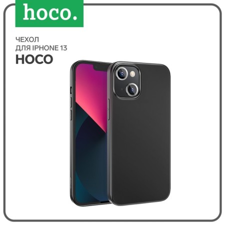 Hoco Czech, for iPhone 13, polyurethane (tpu), thickness 1 mm, black