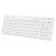 Keyboard A4Tech FSTYLER FBK27C AS White USB wireless BT/Radio Slim Multimedia (FBK27C 106853