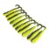Twizter Yaman Pro Ruff, 7.6 cm, color #32-Black Red Flake/Chartreuse, packaging 10 pcs.