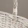 Wicker basket, 30x24x12/26 cm, vine, fabric