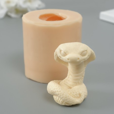 Mold Silicon "Snake. Cobra" 6x4.5x4.5 cm