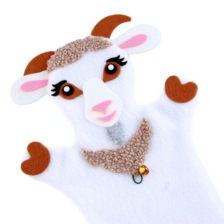 Finger Theater doll on the hand "Goat"-1