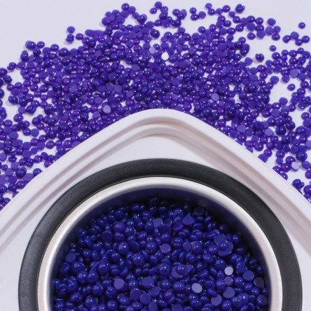 Wax for depilation, film, in granules, 100 g, indigo color-6