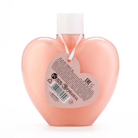 Shower gel Love Story, 430 ml, strawberry caramel, pure happiness-3