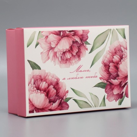 Gift folding box, packaging, “beloved mother”, 30 x 20 x 9 cm-2